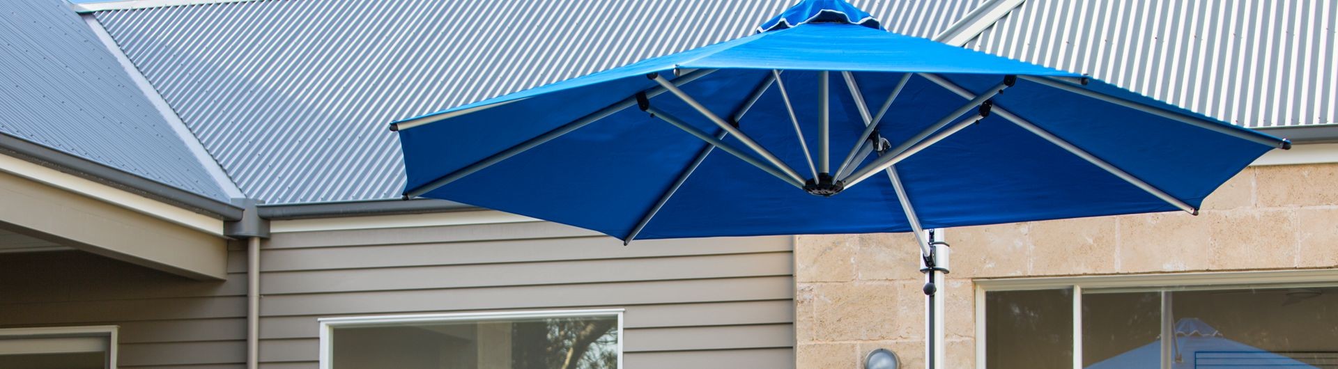 Outdoor umbrellas for Geelong cafes