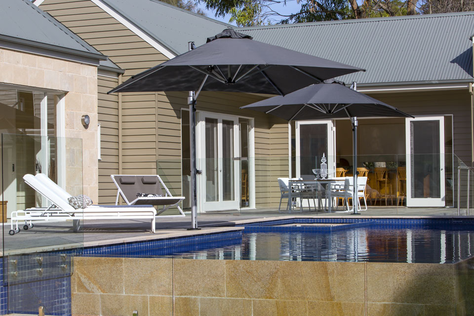 Shade Umbrellas Torquay Cantilever Fixed Arm Geelong