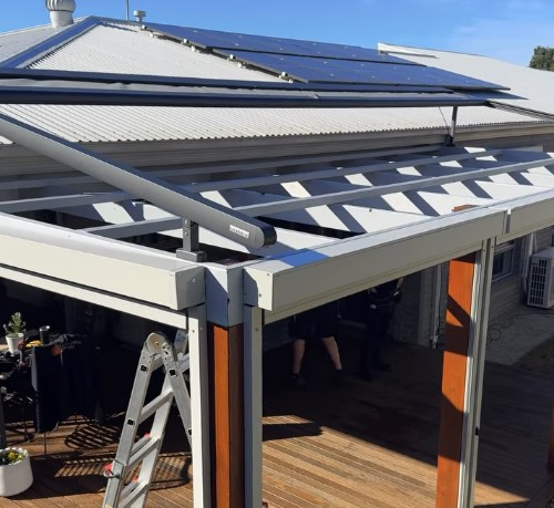 Motorised awning in Torquay
